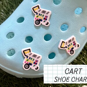 ONE Food Cart Shoe Charm // Handmade // Unique // Cottage Core // Kawaii