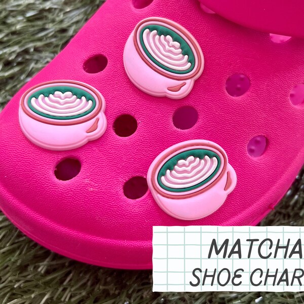 ONE Matcha Shoe Charm // Handmade // Unique // Food // Yummy //