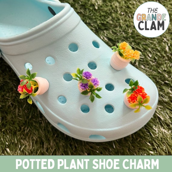Potted Plant Shoe Charm 