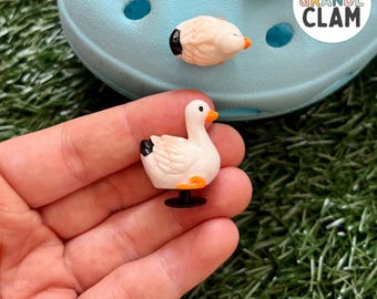 One Handmade Water Bird Shoe Charm | Coastal Accessory | Beach Gift