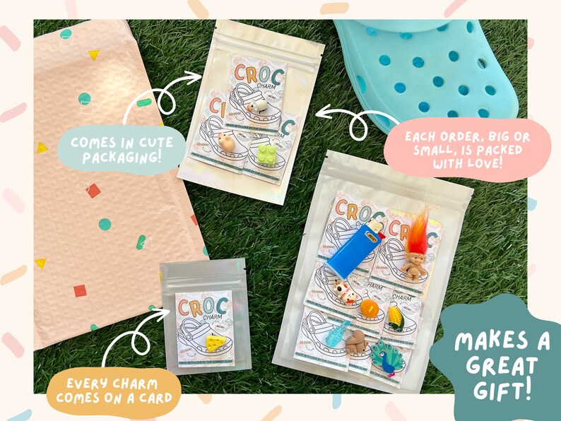 ONE Fruit Loop Croc Shoe Charm // Handmade // Unique // Cereal Etsy