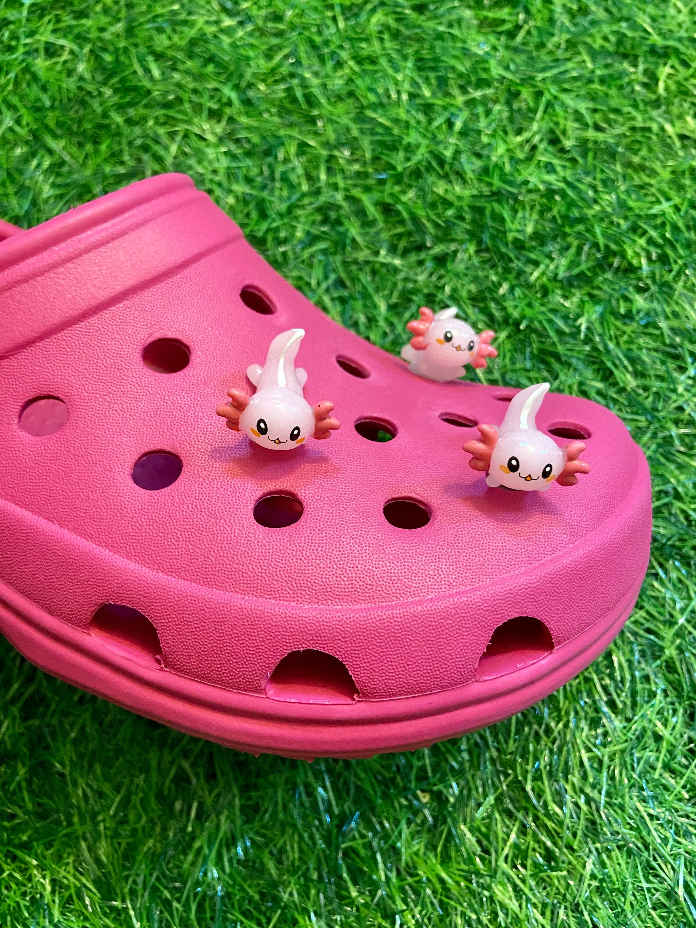 Cute Axolotl Shoe Charms - Temu