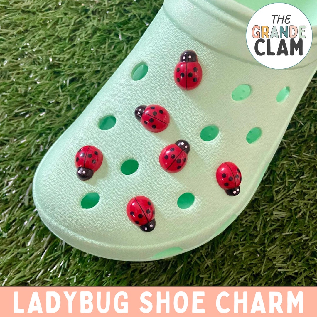 ONE Ladybug Shoe Shoe Croc Charm // Handmade // Unique // Animal ...