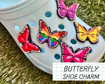 ONE Butterfly Shoe Charm // Handmade // Unique // Animal // Cute // Boho