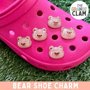 ONE Bear Shoe Charm // Handmade // Unique // Cottage Core // Cute // Kawaii