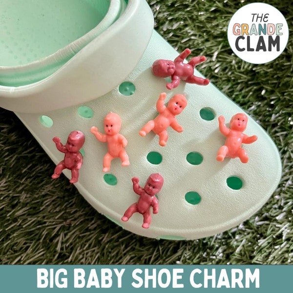 ONE Big Baby Shoe Charm // Handmade // Unique // Creepy