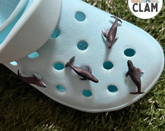 ONE Whale Shoe Charm // Handmade // Unique // Ocean Animal