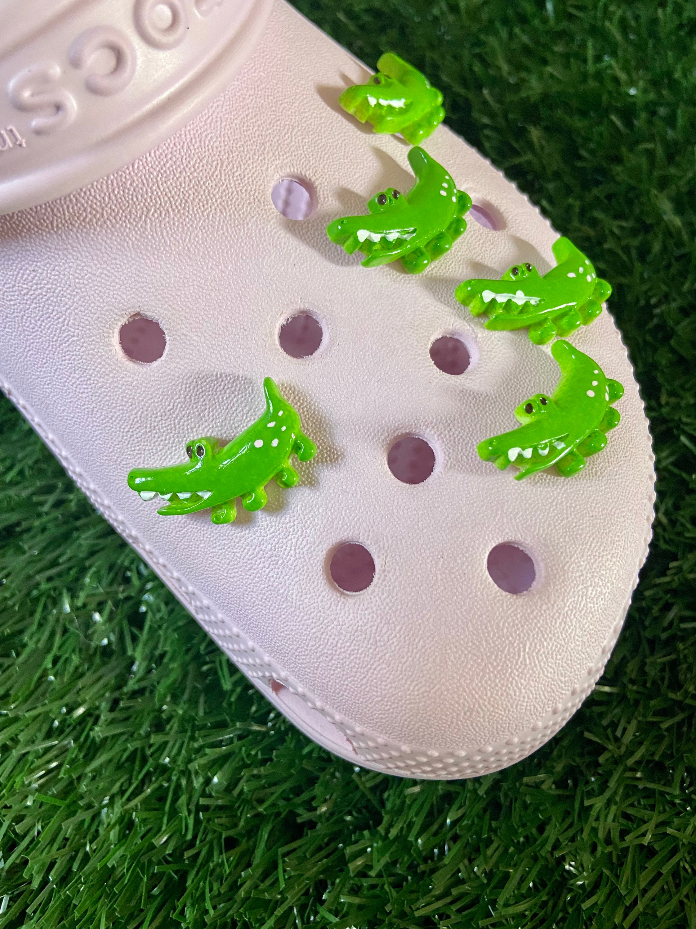 Alligator Shoe Charm // Handmade // Unique // Animal // Nature Etsy