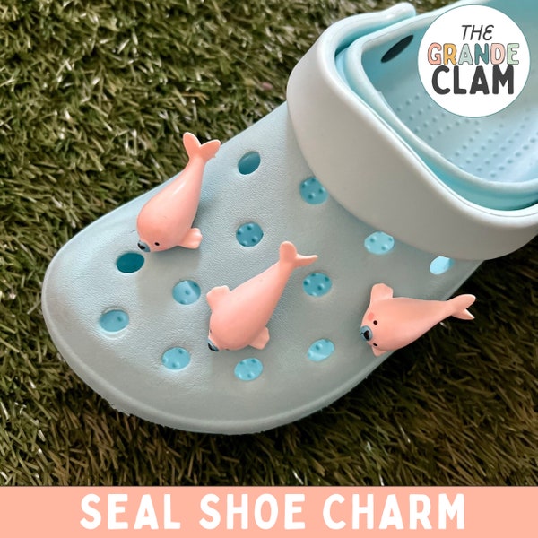 ONE Seal Shoe Charm // Handmade // Unique // Nature // Kawaii // Animal