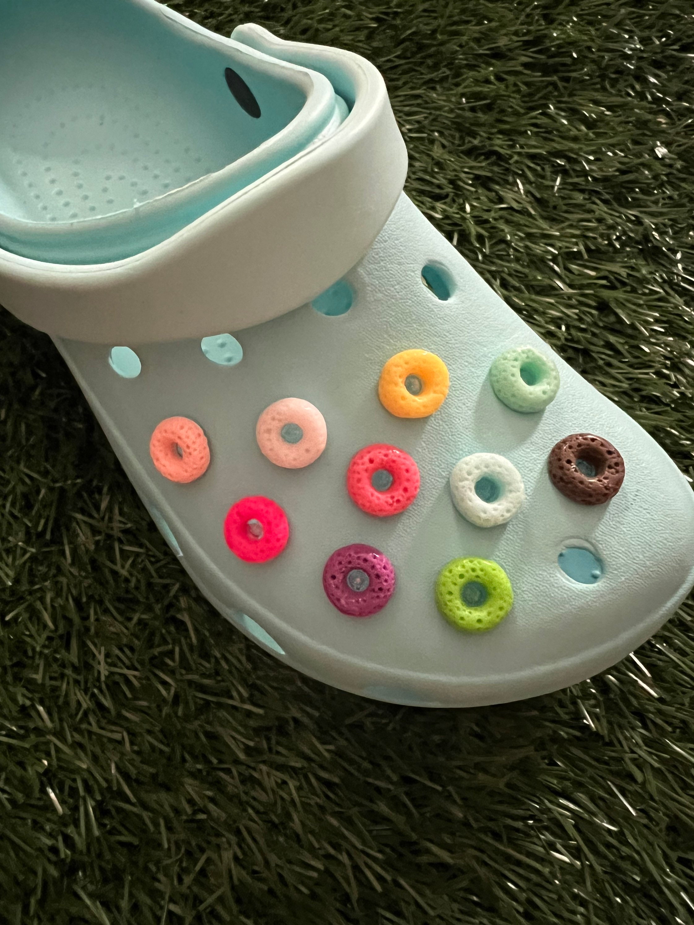 Fruit Loop Croc Shoe Charm // Handmade // Unique // Cereal // Etsy