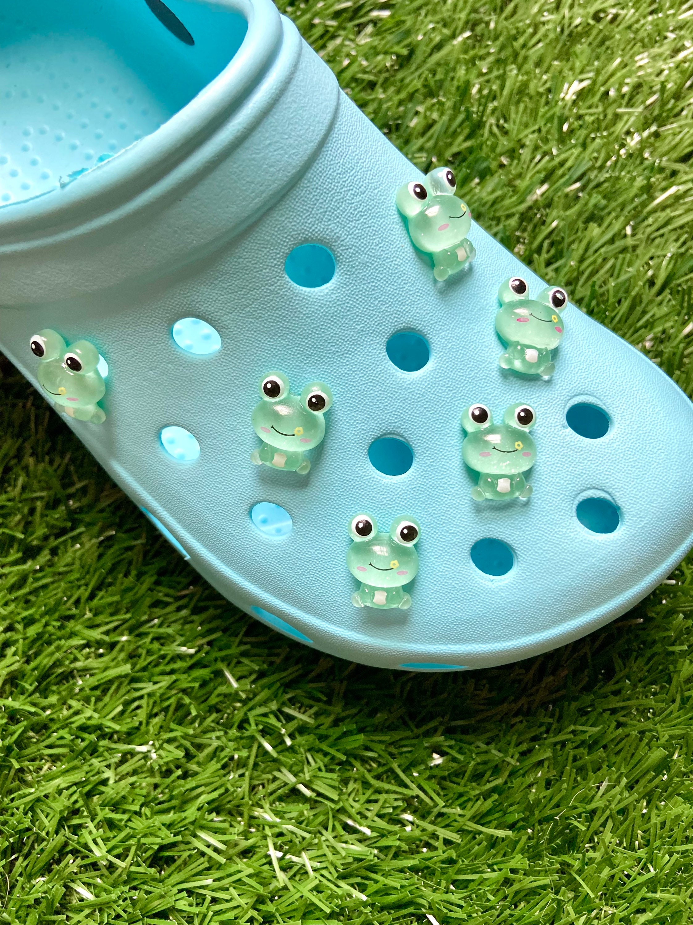 Lil Frog Croc Shoe Charm // Handmade // Unique // Animal // - Etsy