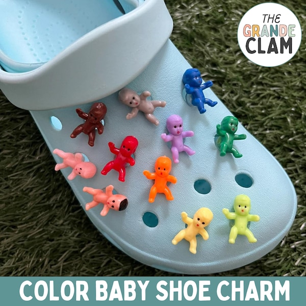 ONE Color Baby Shoe Charm // Handmade // Unique // Creepy