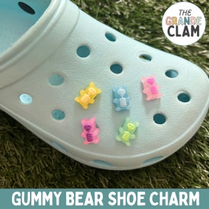 ONE Skeleton Gummy Bear Shoe Charm // Handmade // Unique // Kawaii // Cute // Spooky // Halloween