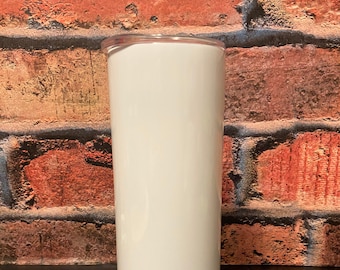 20oz Enamel liner white sublimation blank tumbler