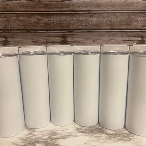 No Taper 20OZ Sublimation Blank Tumbler, Straight Wall Stainless Steel Craft Supply, DIY Blank for Sellers, Ready to Ship