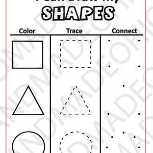 SVG, Glowforge ready- Dry erase shape trace board, Instant download