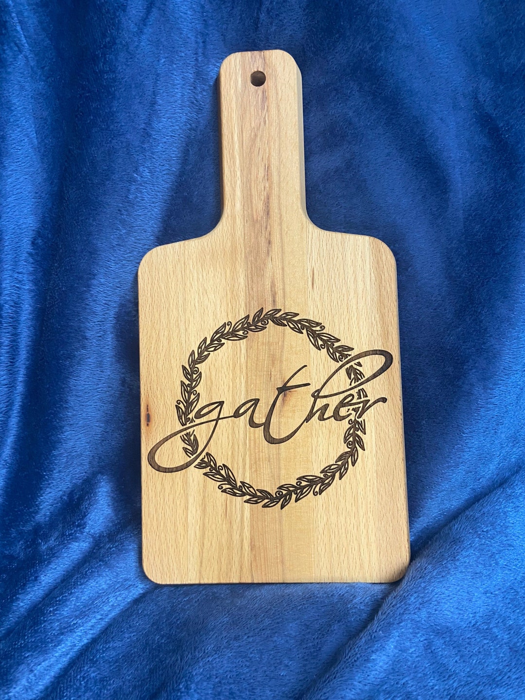 Custom Engraved Monogram Cutting Board Etsy