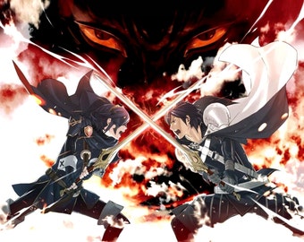 ファイアーエムブレム 覚醒 クロム vs マルス - ポスター 13x19 - Etsy