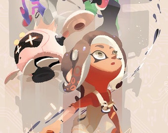 Splatoon 3 Side Order Art - Poster 13x19