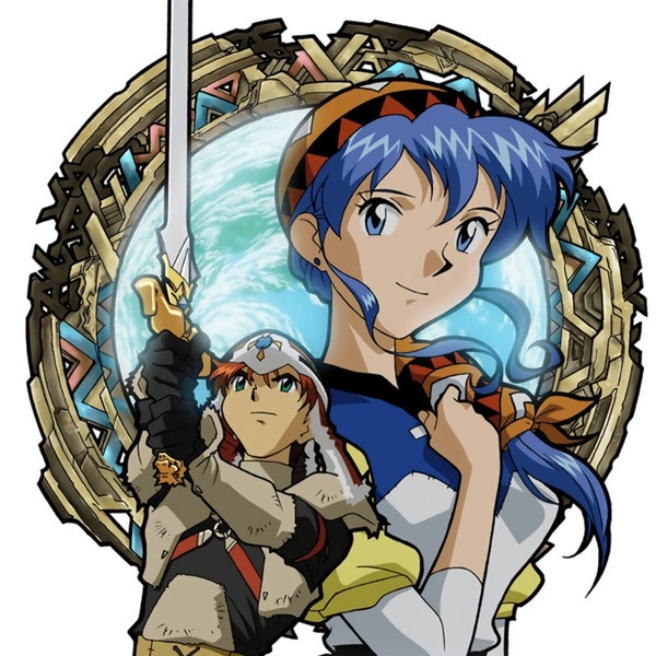 Lunar Silver Star Story Alex and Luna - JRPG Poster 13x19