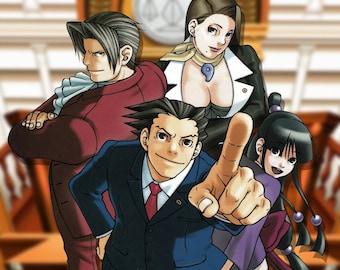 逆転裁判 - ポスター 13x19 - Etsy 日本