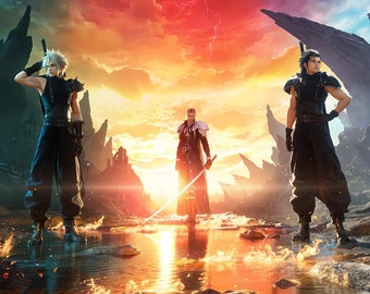 Final Fantasy VII Rebirth - Cloud Zack Sephiroth - Poster 13x19 - Etsy