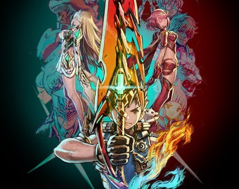 ゼノブレイド2 アートワーク - ポスター 13x19 - Etsy 日本