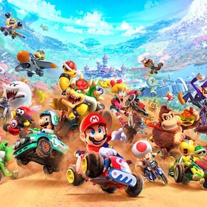 Mario Kart World - Pôster 13x19