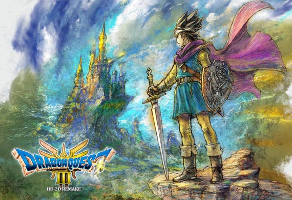 ドラゴンクエストIII HD-2Dリメイク - ポスター 13x19 - Etsy 日本
