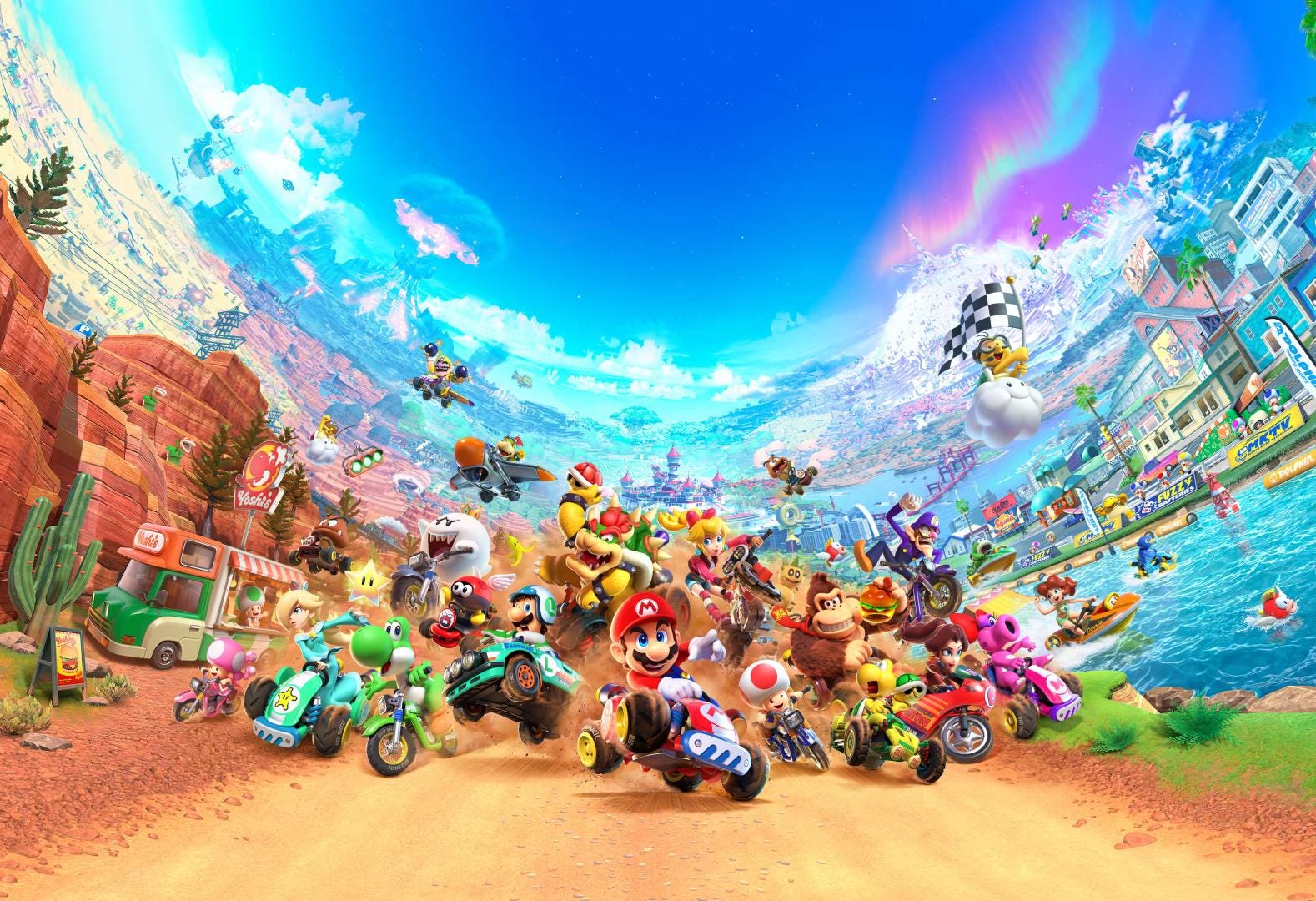 マリオカート ワールド - ポスター 13x19 - Etsy 日本