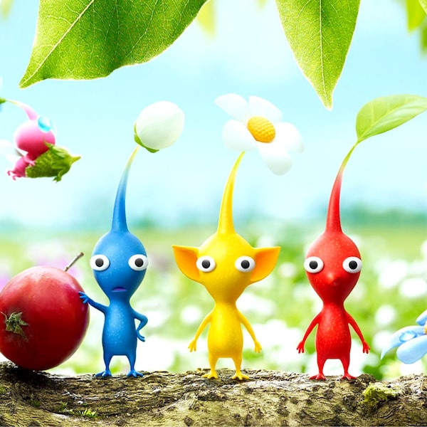 Pikmin 3 Red Yellow Blue - Poster 13x19