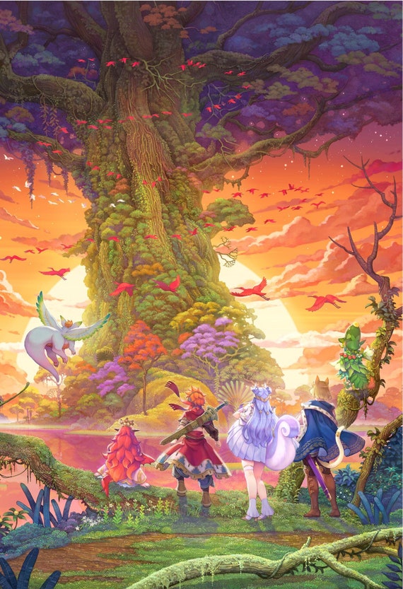 manaページ Visions of Mana - Poster 13x19 - Etsy