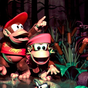 Donkey Kong Country 2 - Classic Render - Poster 13x19