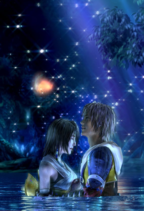 Final Fantasy X Tidus and Yuna -Poster 13x19