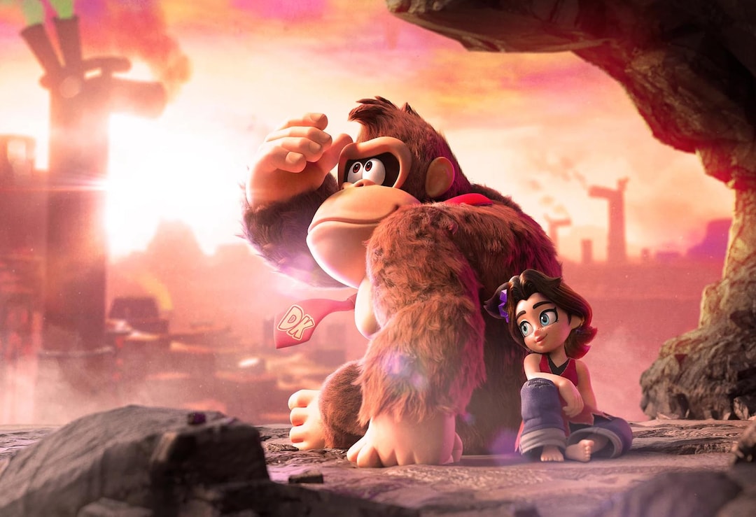 Donkey Kong Bananza - DK & Pauline - Poster 13x19 - Etsy