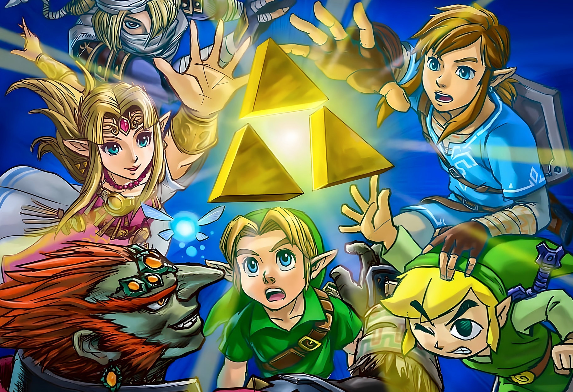Super Smash Bros. X the Legend of Zelda - Poster 13x19 - Etsy Finland