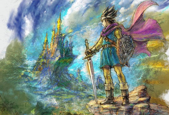 ドラゴンクエストIII HD-2Dリメイク - ポスター 13x19 - Etsy 日本