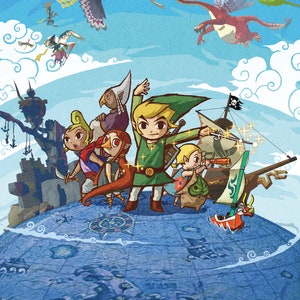 The Legend of Zelda: The Wind Waker key art - Poster 13x19