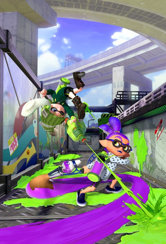 Splatoon Key Artwork - Poster 13x19 - Etsy