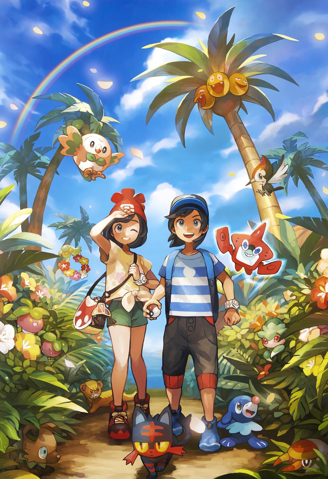 ポケモン サン＆ムーン - ポスター 13x19 - Etsy 日本