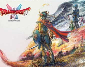 ドラゴンクエストI & II HD-2Dリメイク - ポスター 13x19 - Etsy 日本