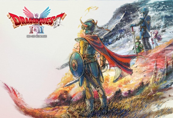 ドラゴンクエストI & II HD-2Dリメイク - ポスター 13x19 - Etsy 日本
