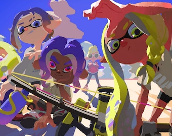 Splatoon 3 Artwork - Poster 13x19