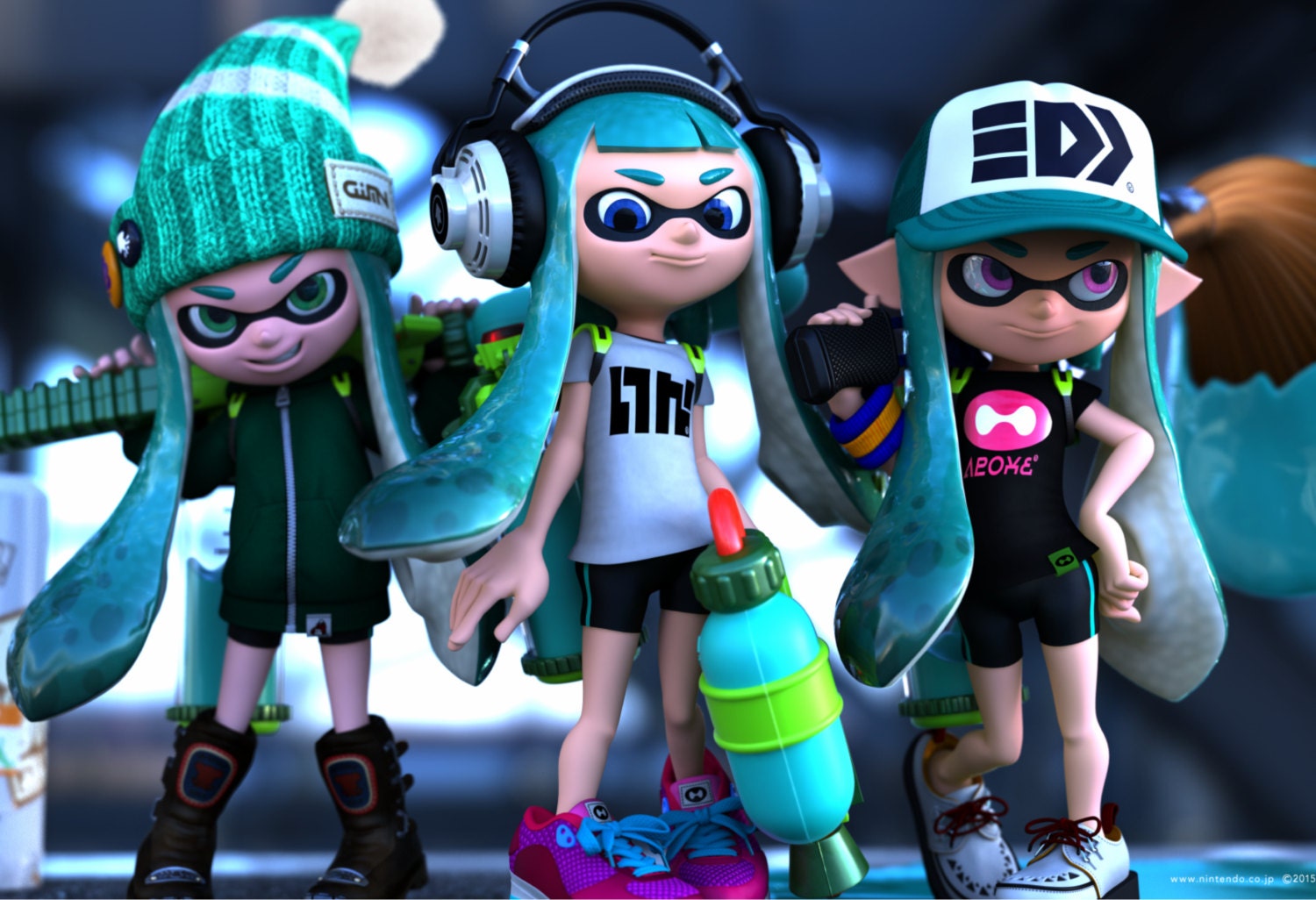 Splatoon Girls Poster 13x19 Etsy