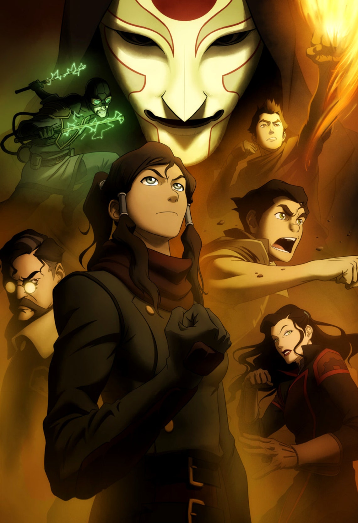 The Legend of Korra Poster 13x19 Etsy