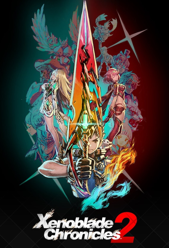 ゼノブレイド　ポスター Xenoblade Chronicles 2 Artwork - Poster 13x19 - Etsy