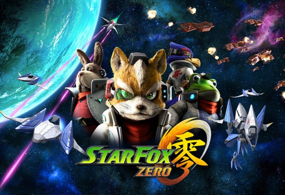 STAR FOX ZERO 3 NINTENDO Wii U GAME #