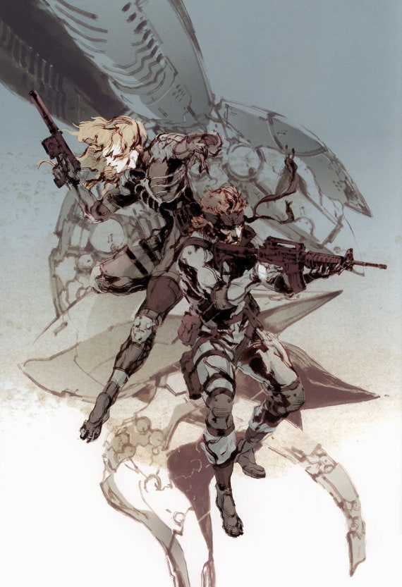 Metal Gear Solid 2 Sons of Liberty - Poster 13x19 - Etsy