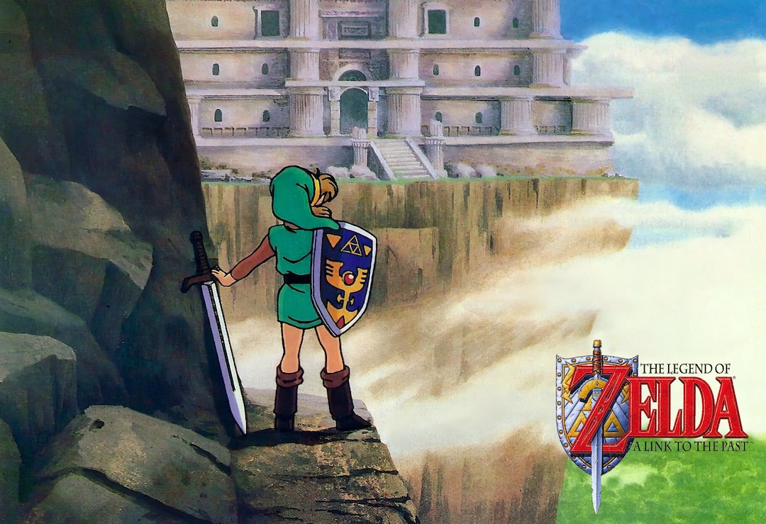Zelda A Link to the Past - Poster 13x19 - Etsy