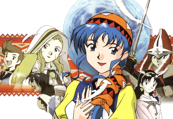 Lunar Silver Star Story Party Members - JRPG Poster 13x19 - Etsy